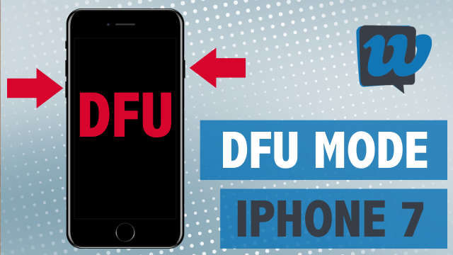 Как ввести в dfu iphone 7