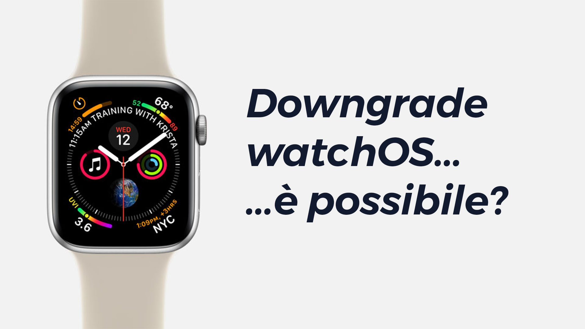 Downgrade-watchOS