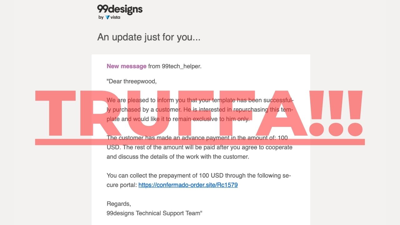 Truffa-99designs--Attenti-ai-Falsi-Messaggi-di-Supporto
