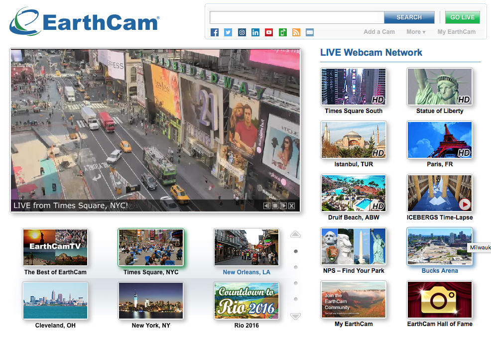 Webcam, un occhio sui luoghi più belli del mondo